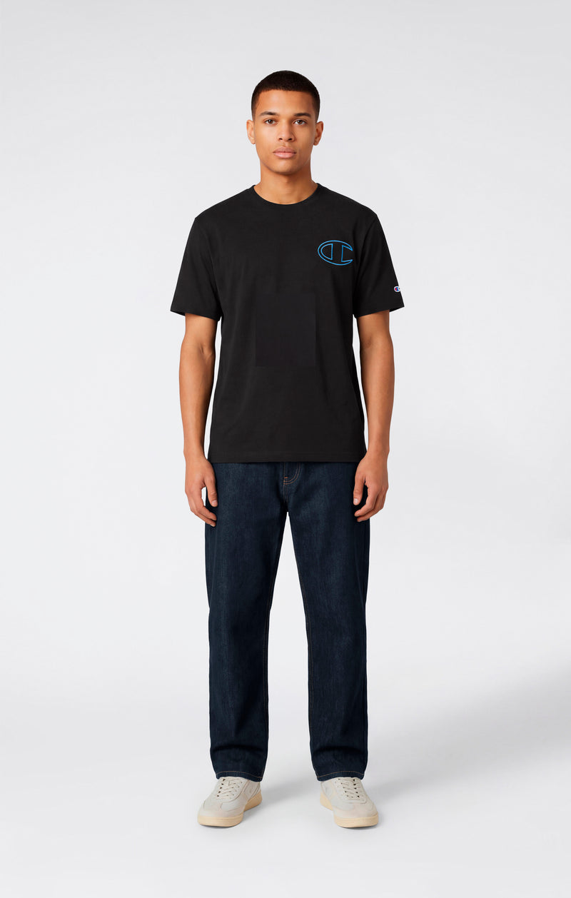 T-Shirt con Grafica Puff Print Da Uomo