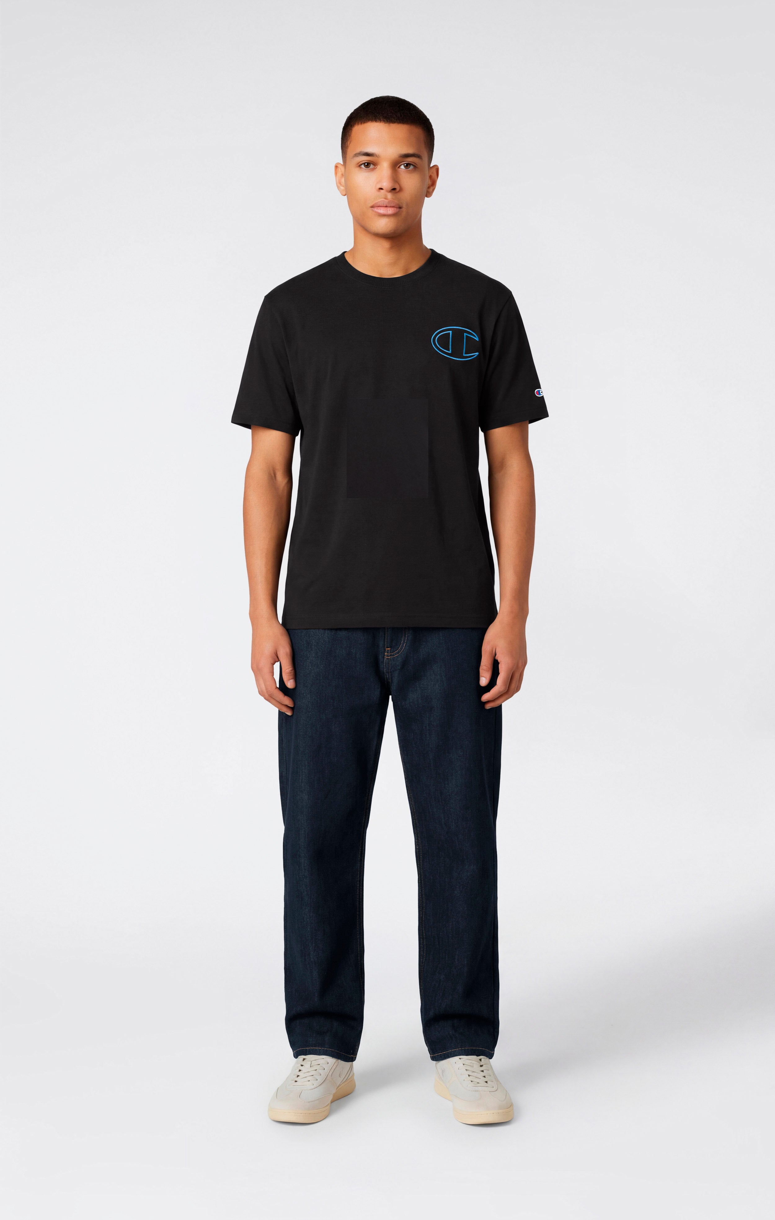 T-Shirt con Grafica Puff Print Da Uomo