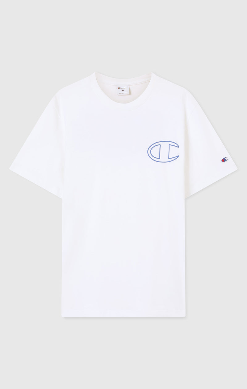 Men’s Crewneck T-Shirt With Puff Print Graphic