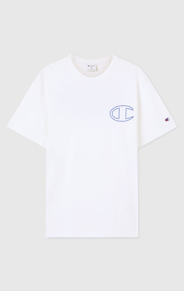 Men’s Crewneck T-Shirt With Puff Print Graphic