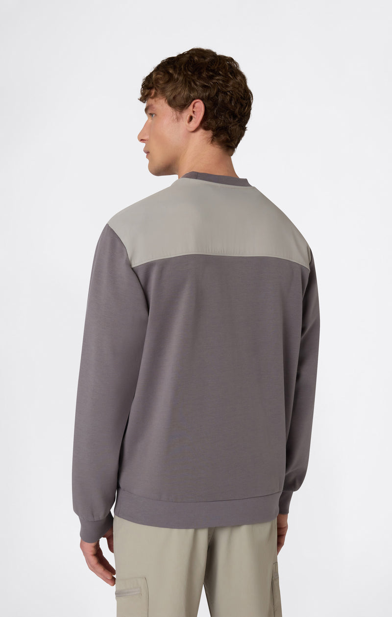 Sweatshirt C-Tech à Col Rond Homme