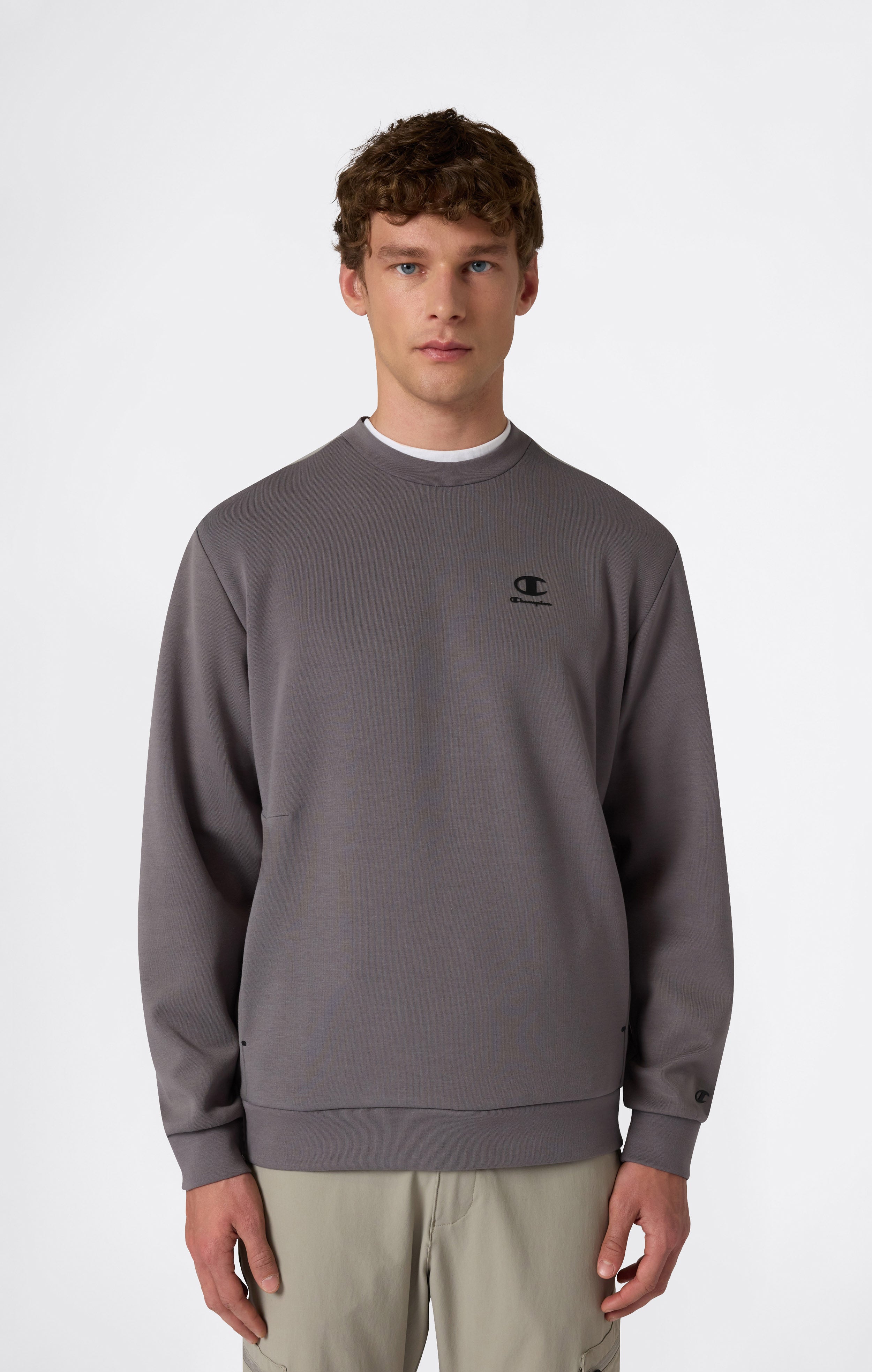 Sweatshirt C-Tech à Col Rond Homme