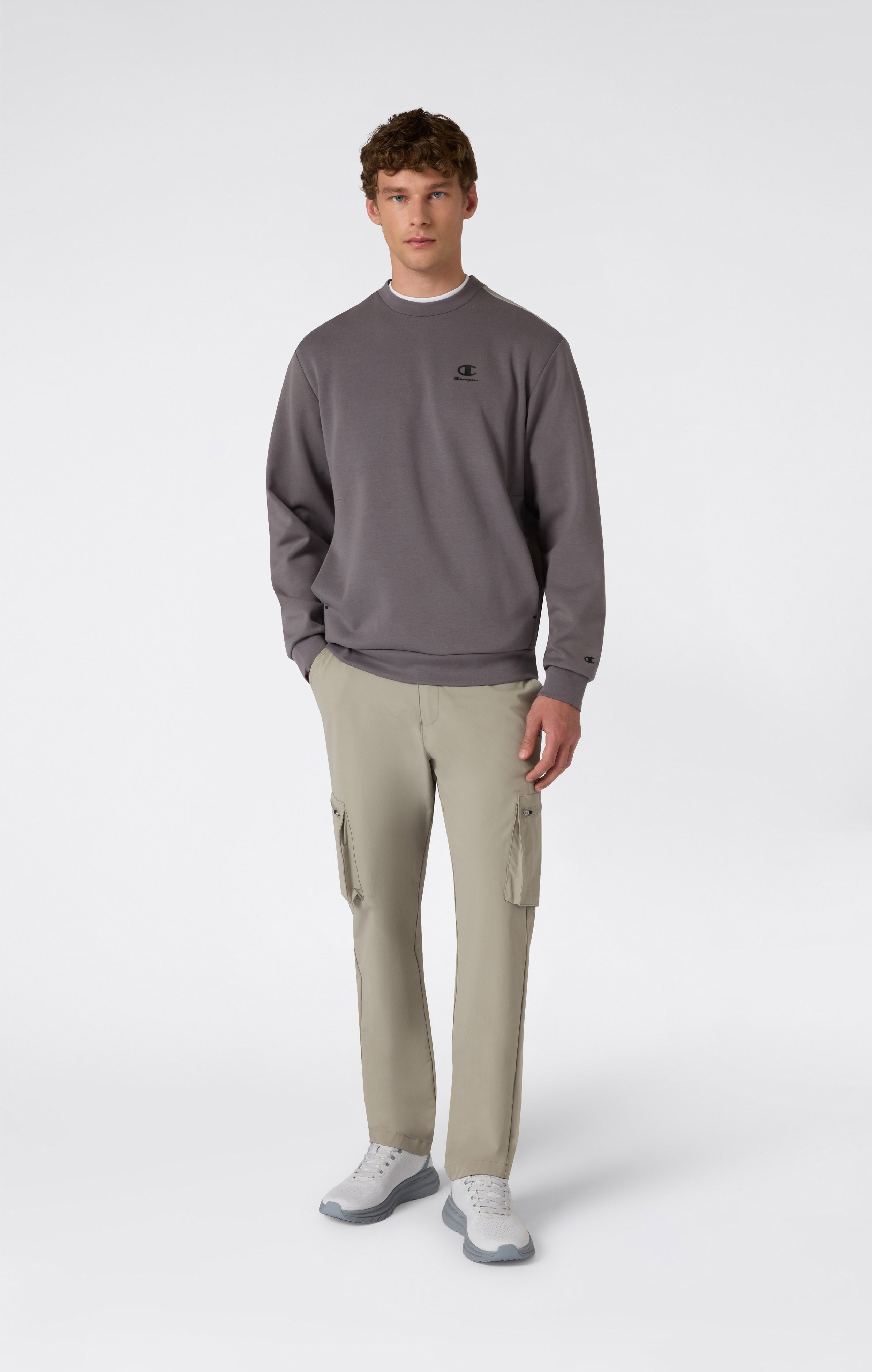 Sweatshirt C-Tech à Col Rond Homme