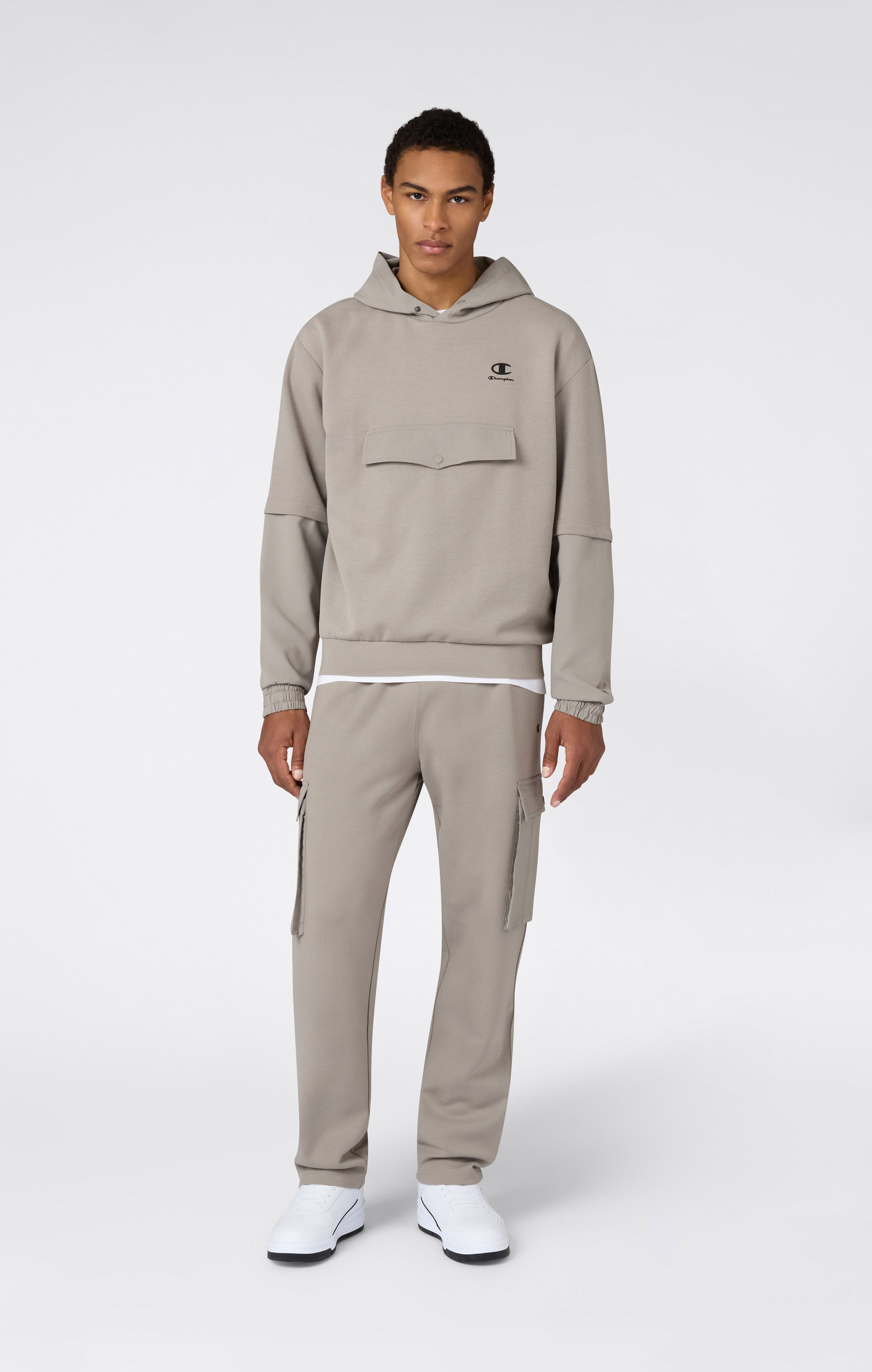 Men’s C-Tech Mix Media Hooded Sweatshirt