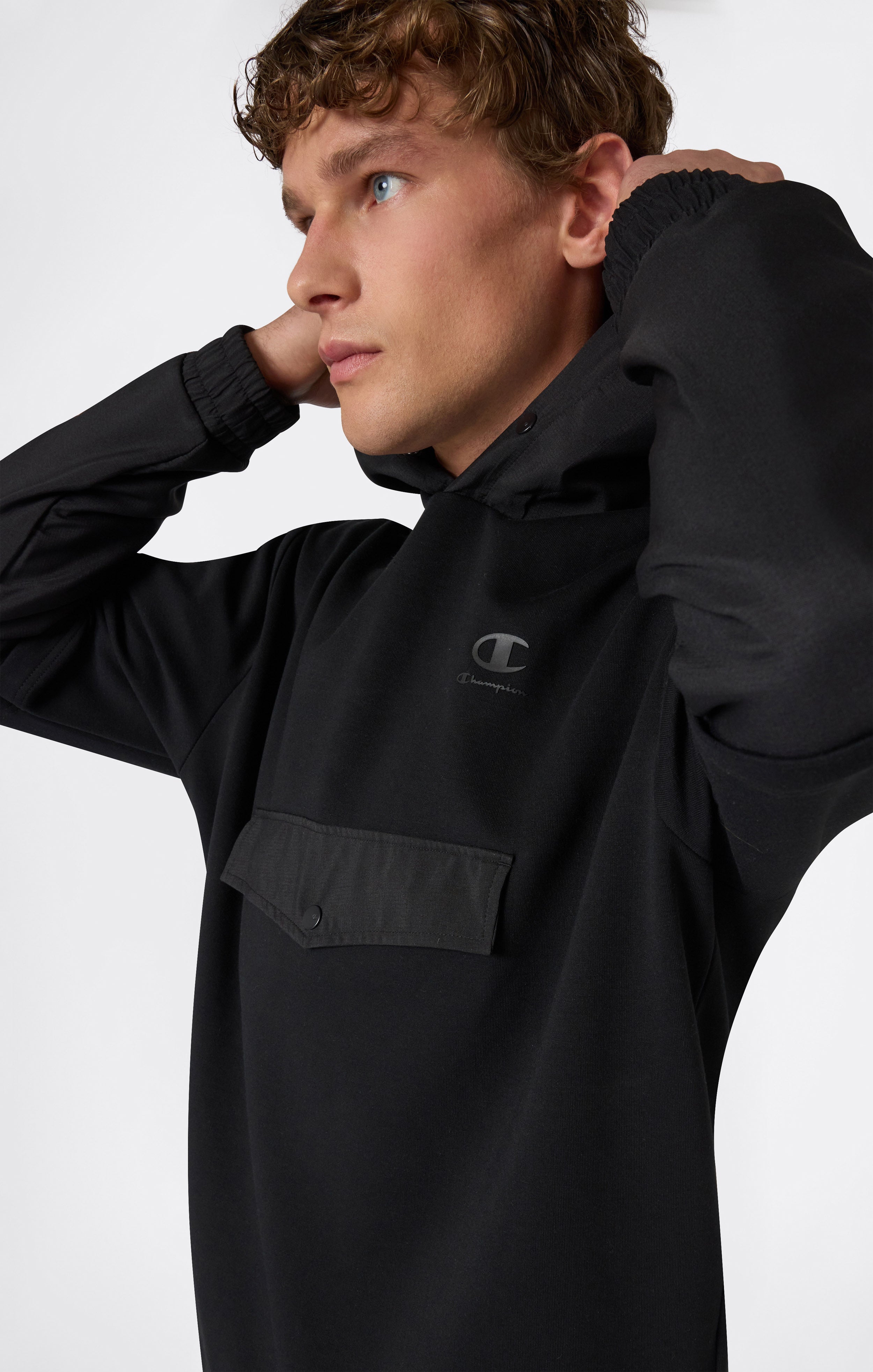 Men’s C-Tech Mix Media Hooded Sweatshirt