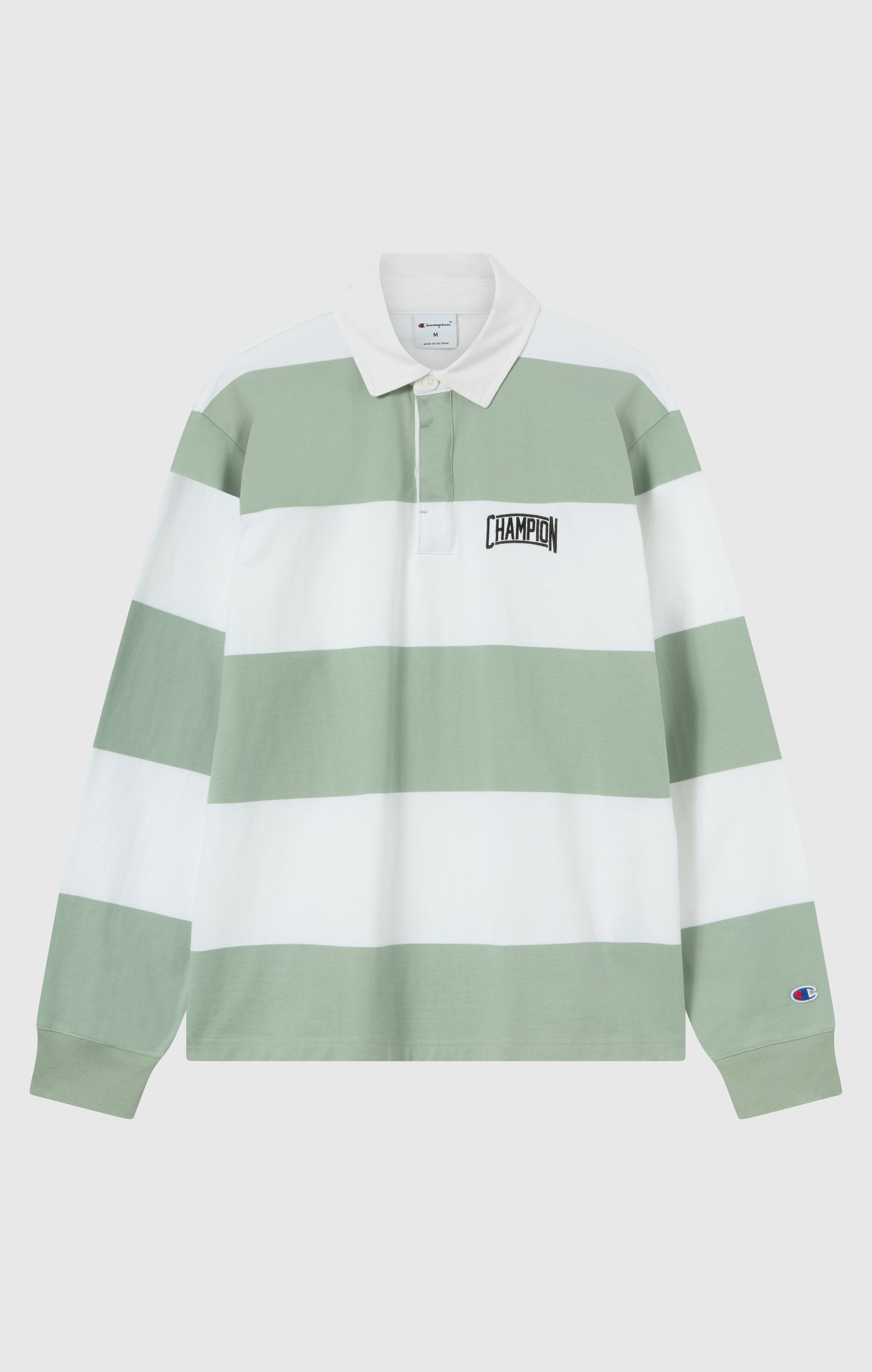 Polo a Righe in Jersey Pesante Da Uomo