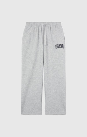 Men’s Straight Hem Pants With Brushed Interior And Puff Print Logo