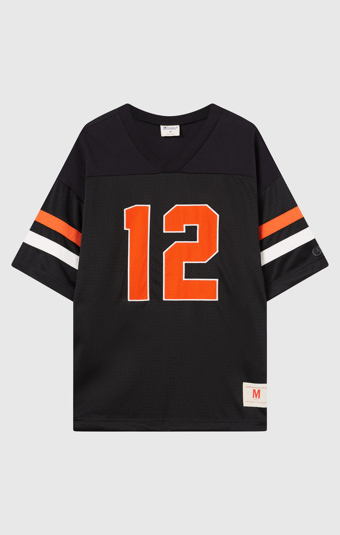 T-Shirt con Scollo a V Ispirazione Football da Uomo Time Capsule