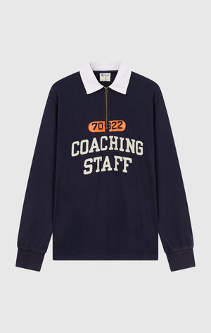 Men’s Long Sleeve Half Zip Polo Shirt Time Capsule