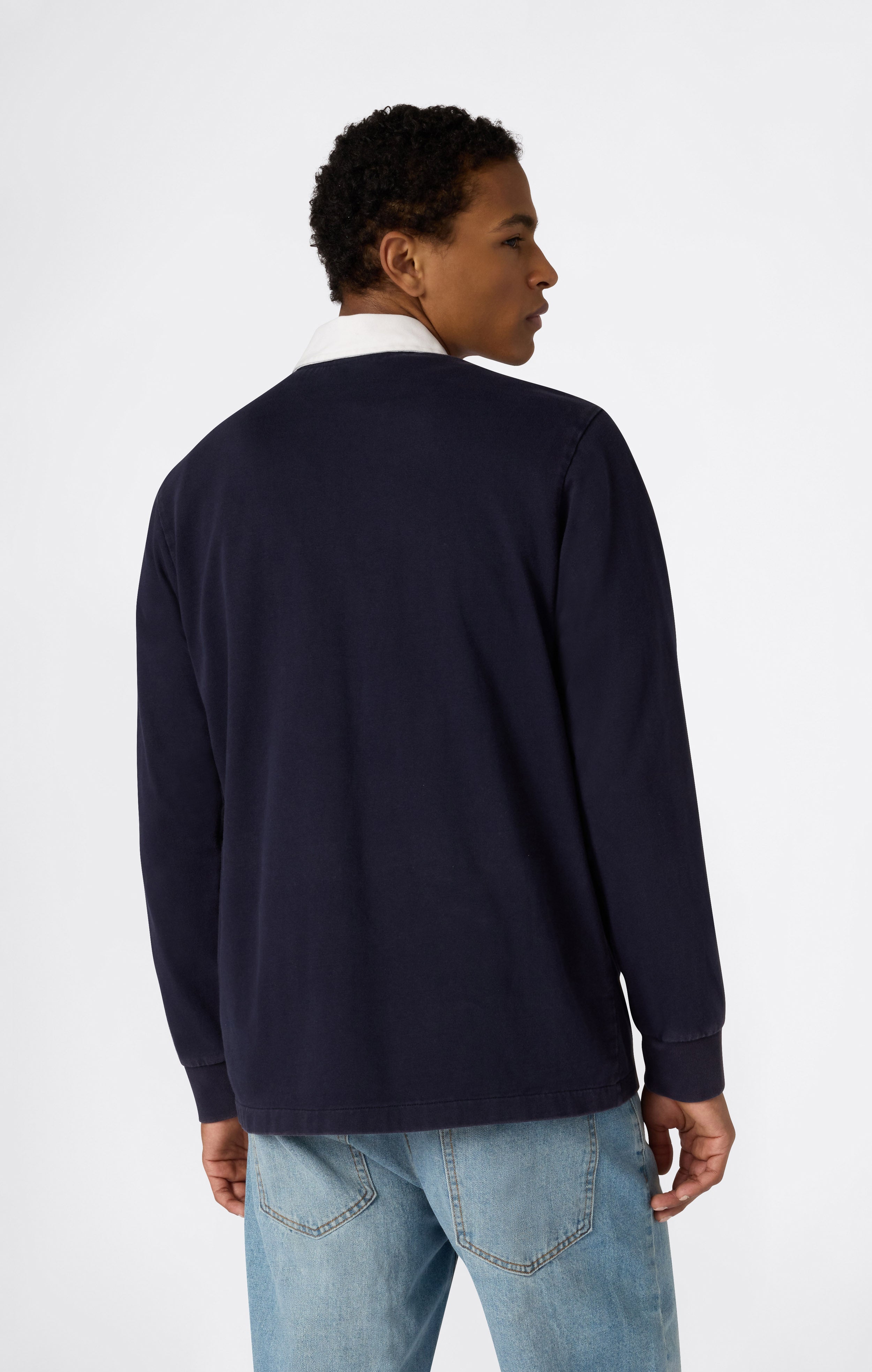 Men’s Long Sleeve Half Zip Polo Shirt Time Capsule