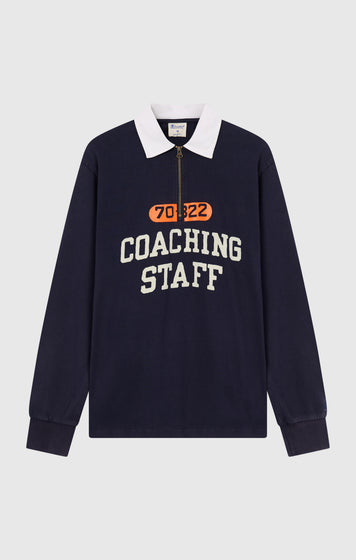 Men’s Long Sleeve Half Zip Polo Shirt Time Capsule