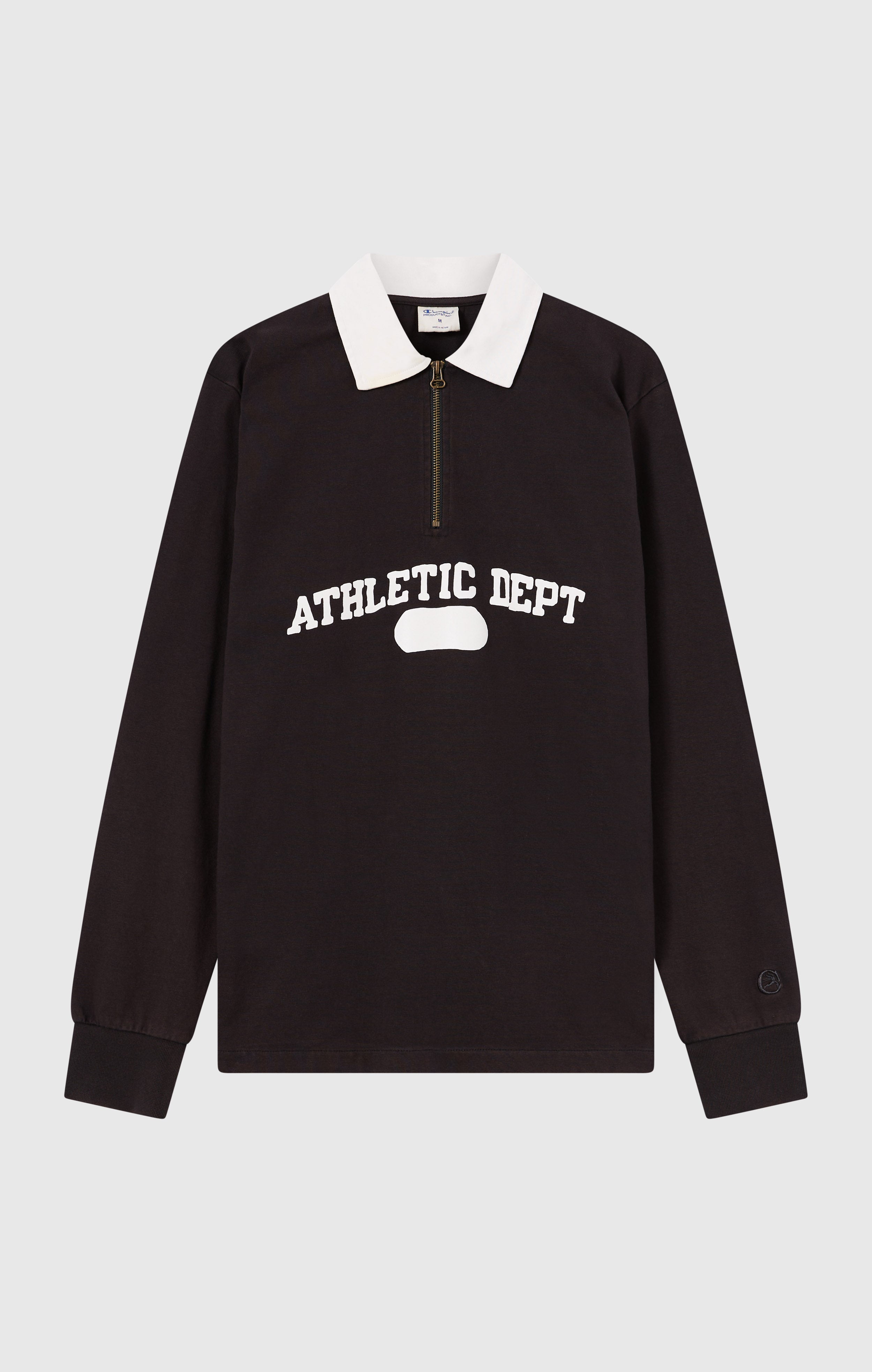 Herren Langarm-Poloshirt mit Halbem Reißverschluss Time Capsule