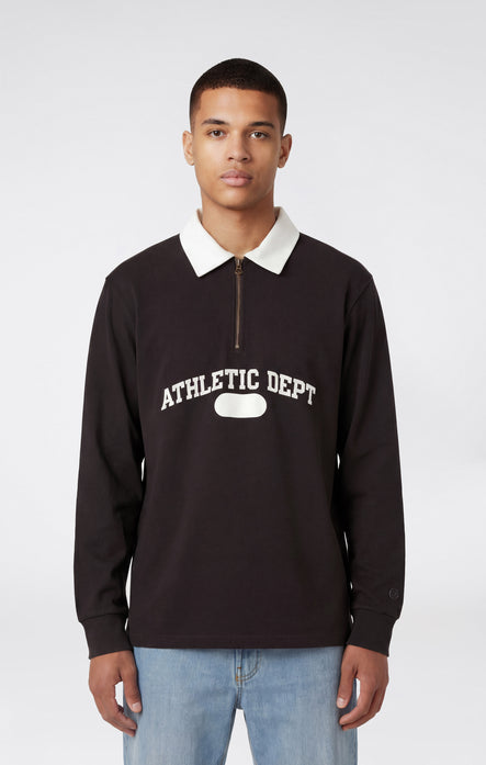 Men’s Long Sleeve Half Zip Polo Shirt Time Capsule