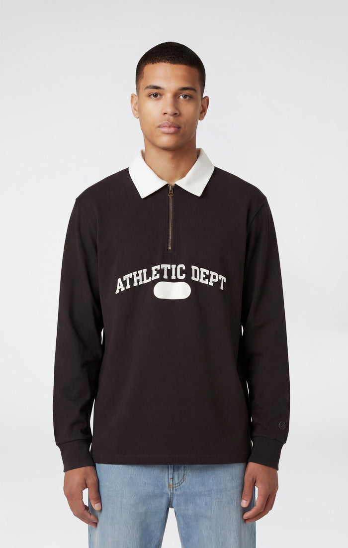 Men’s Long Sleeve Half Zip Polo Shirt Time Capsule