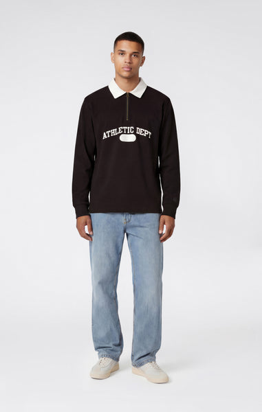 Men’s Long Sleeve Half Zip Polo Shirt Time Capsule