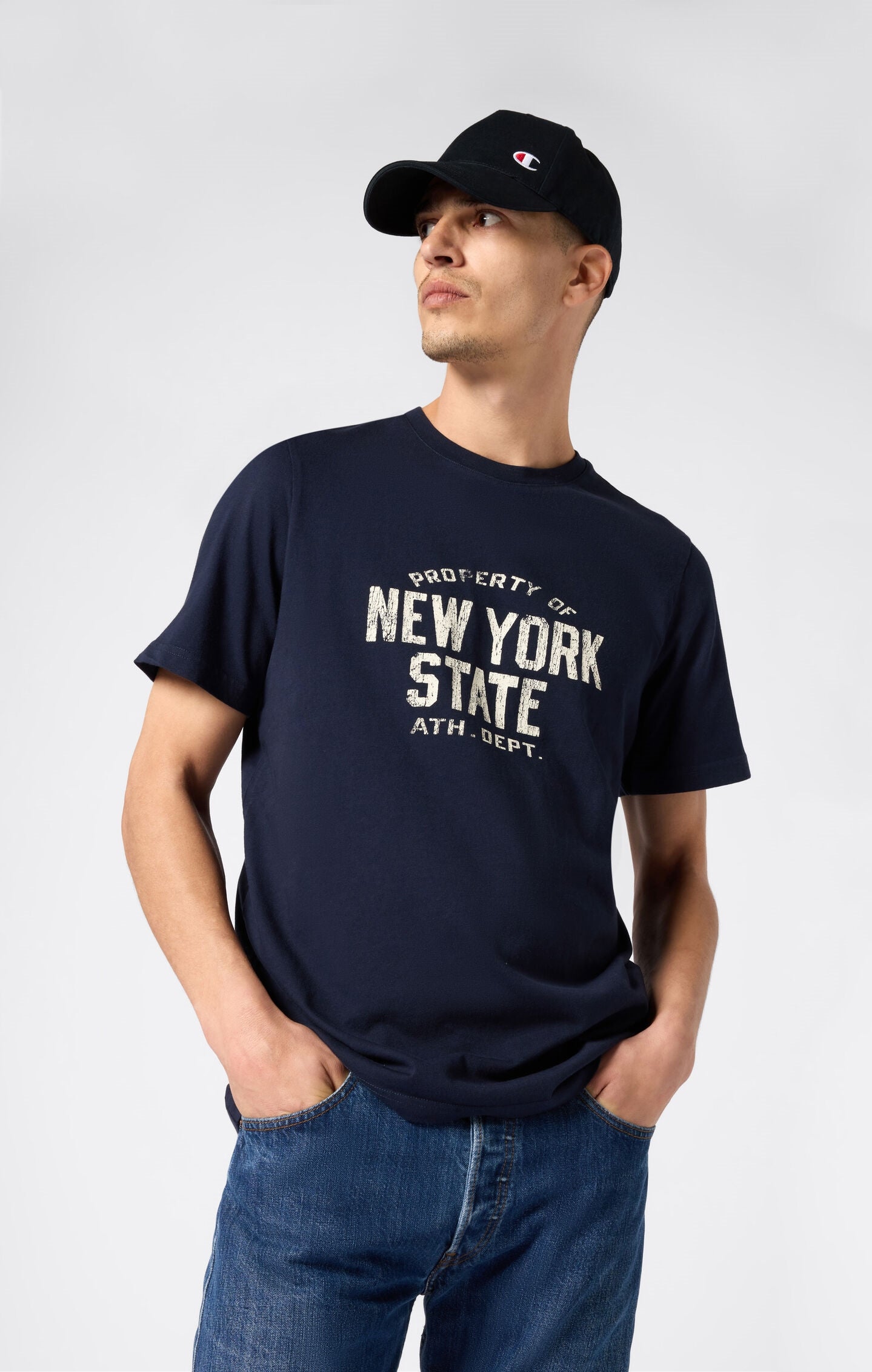 Men's crewneck graphic T-shirt