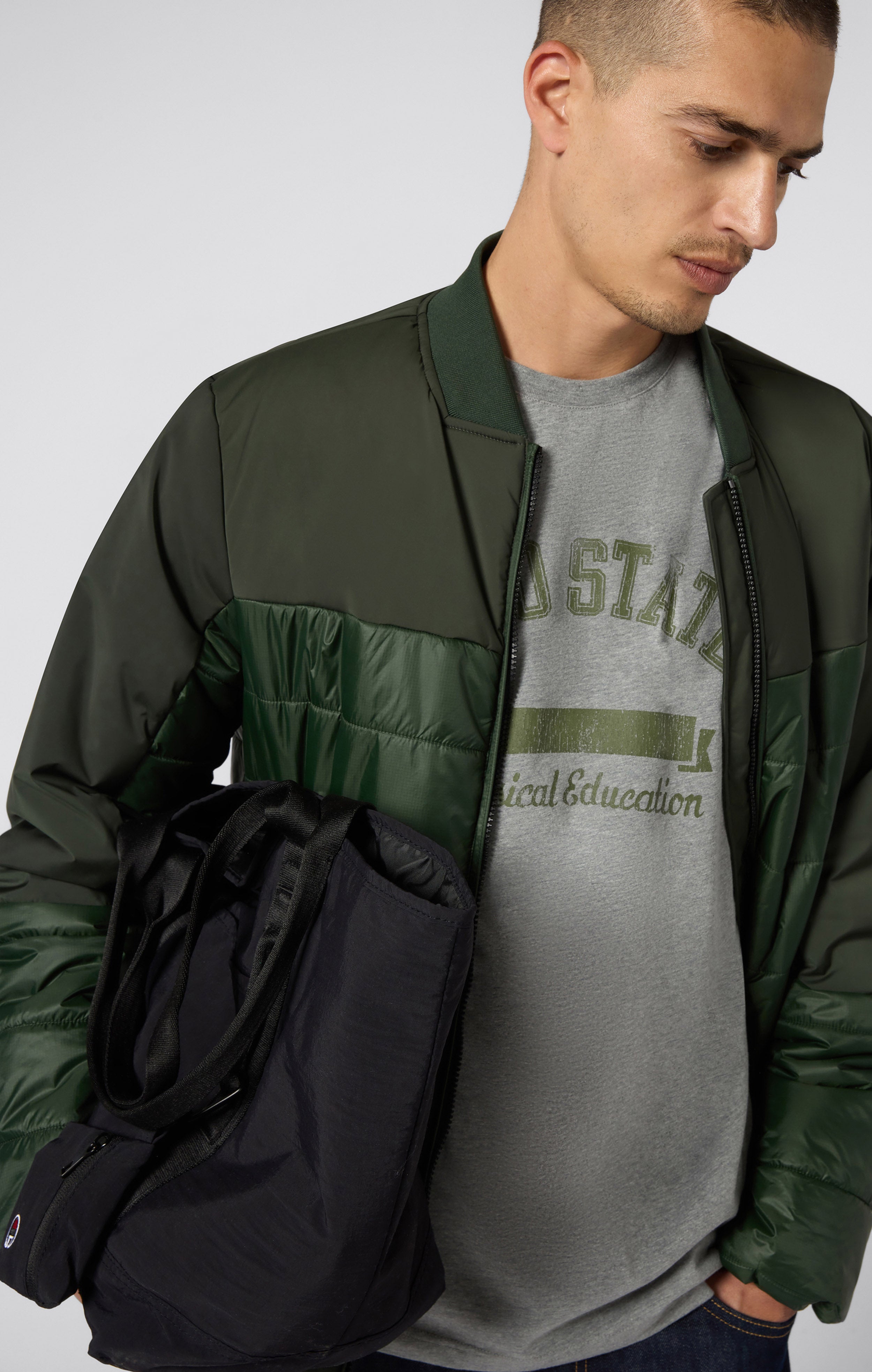 T-shirt homme à col rond avec imprimé