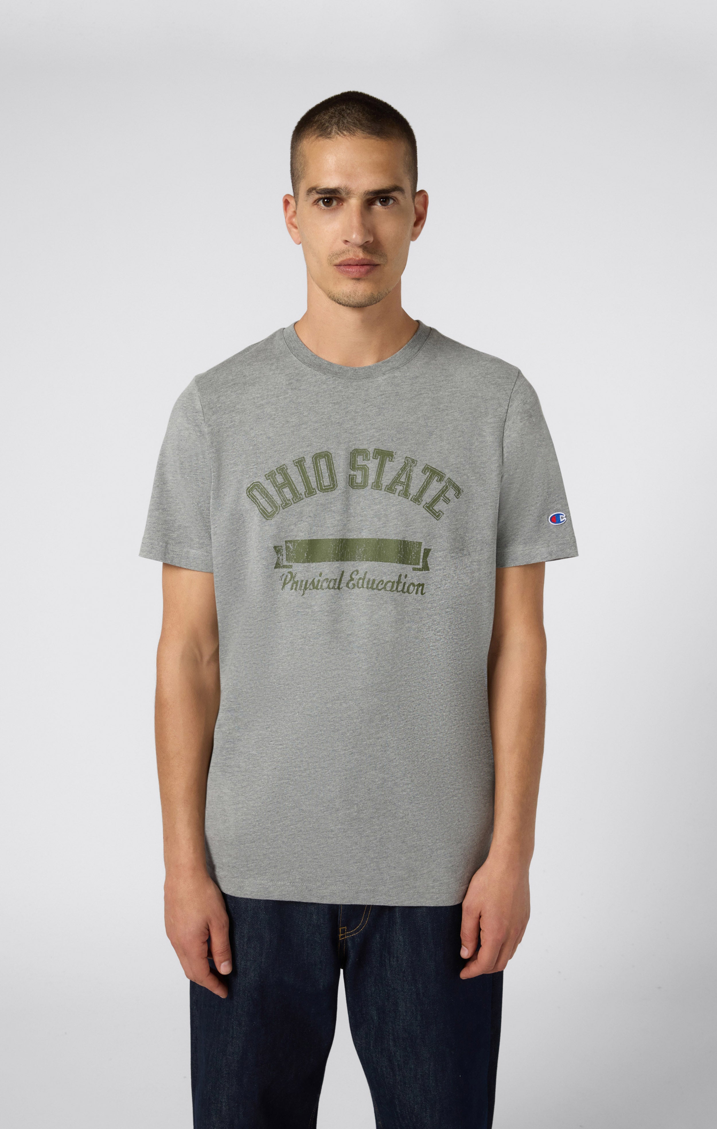 T-shirt homme à col rond avec imprimé