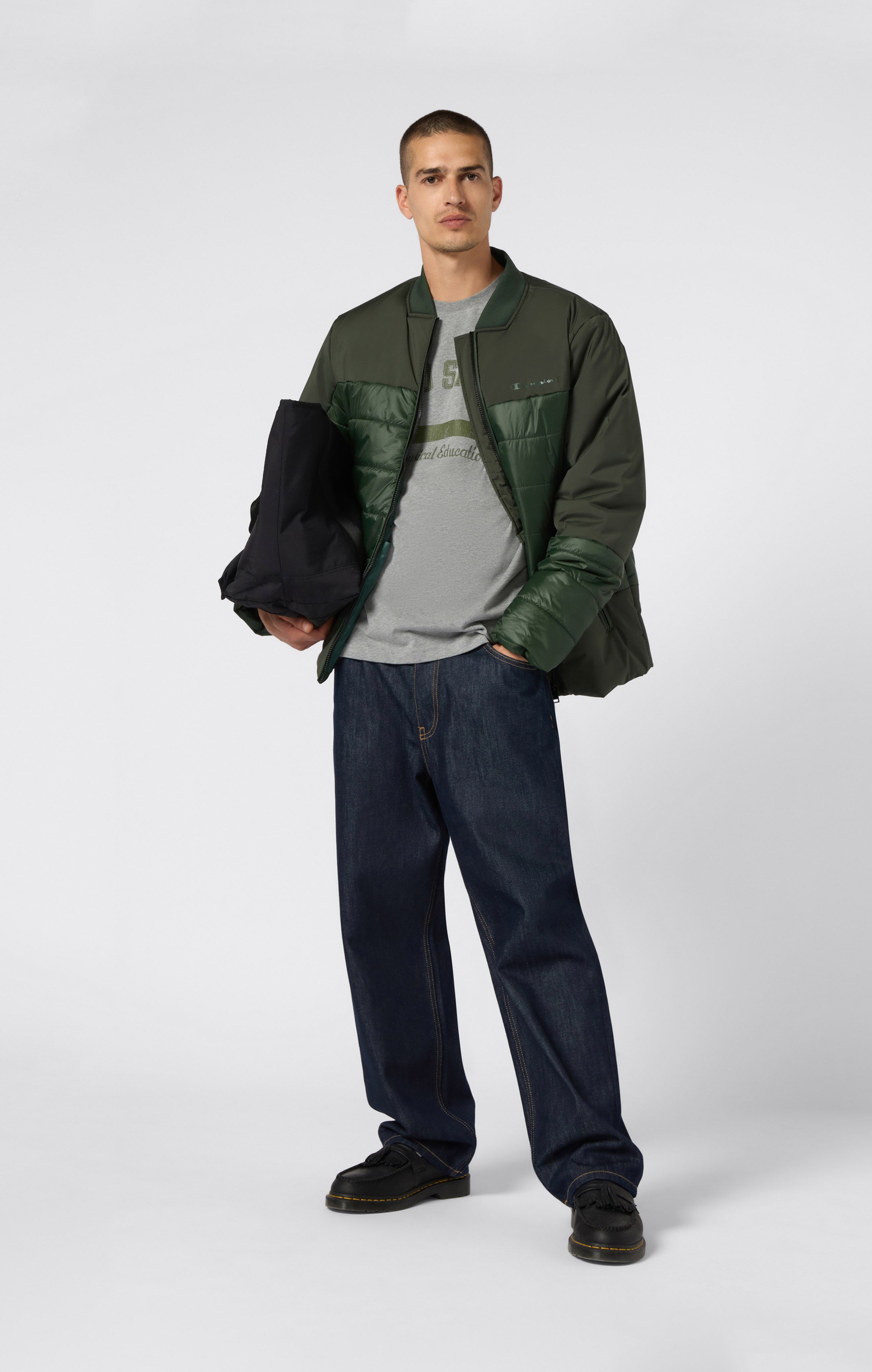 T-shirt homme à col rond avec imprimé