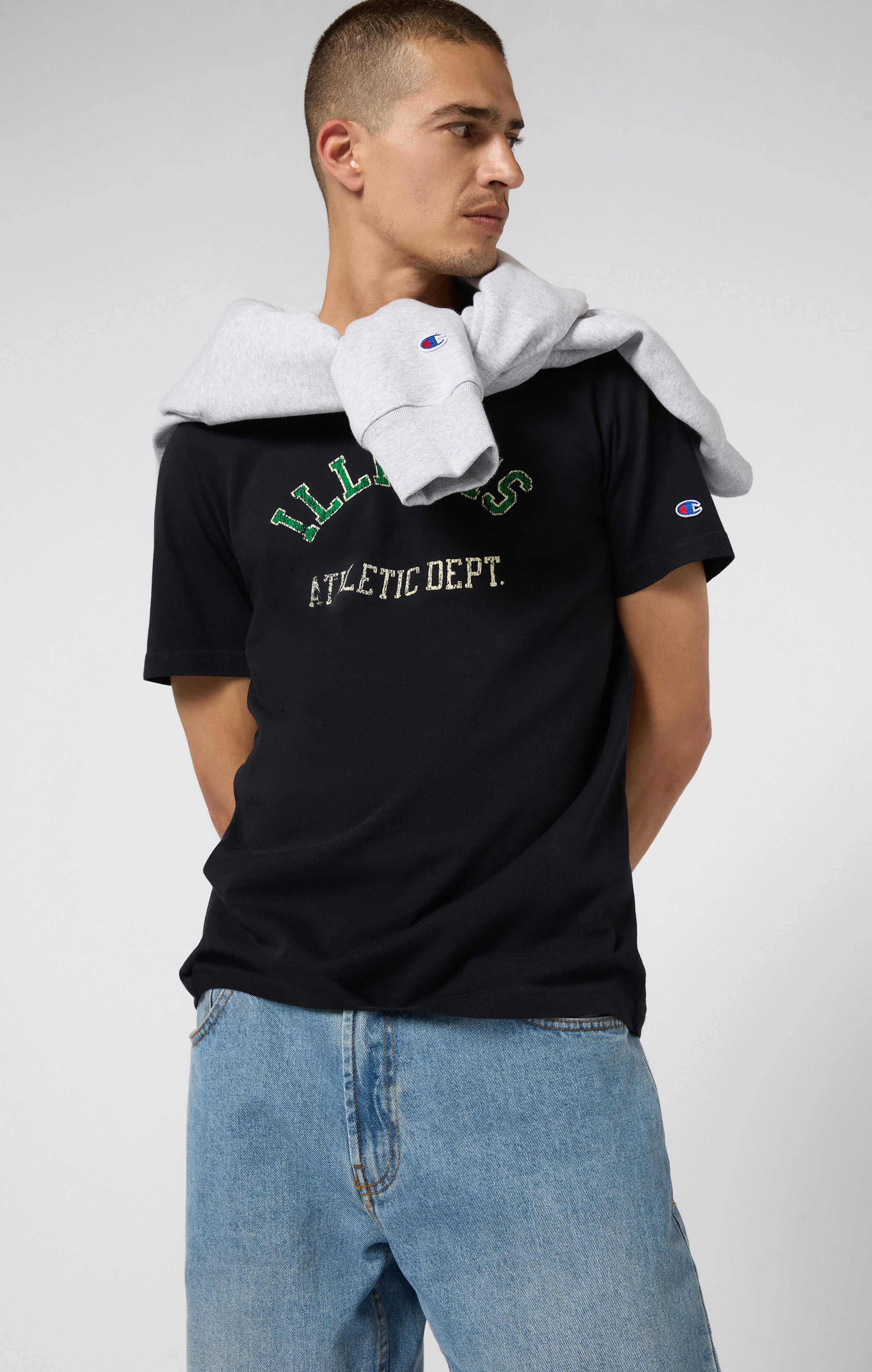 Men's crewneck graphic T-shirt