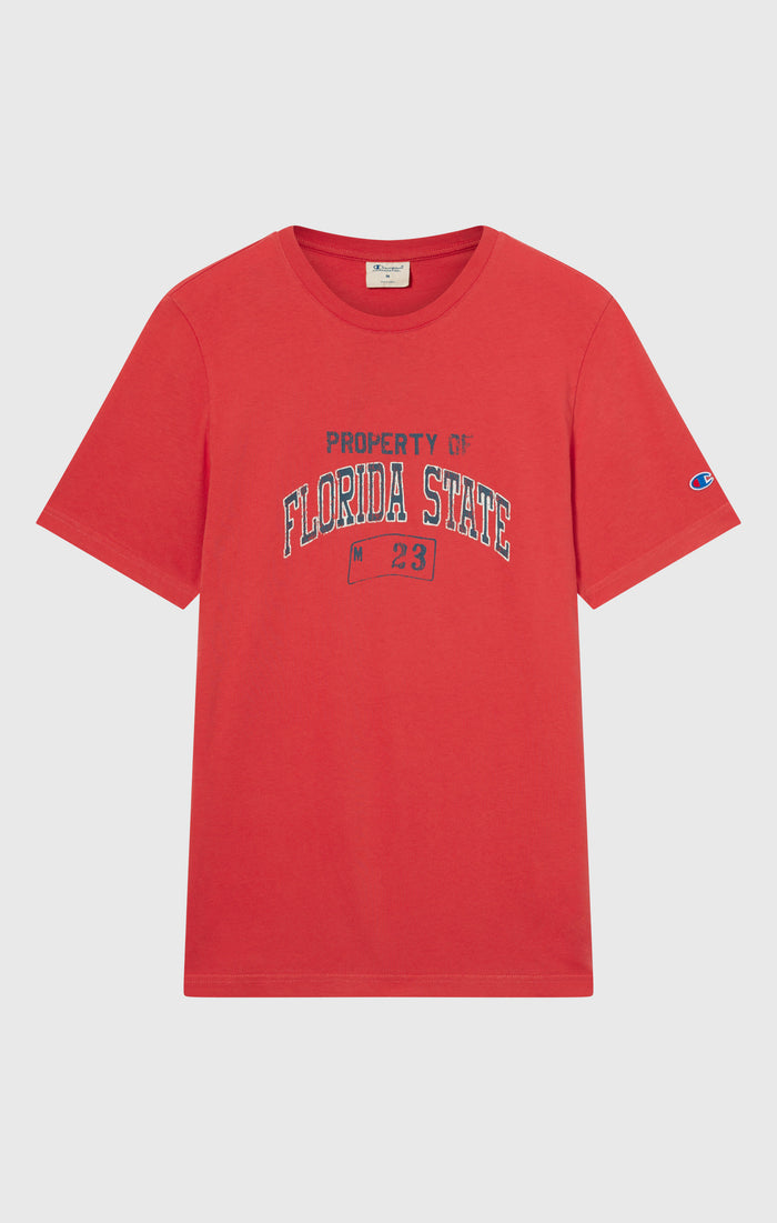 T-shirt Girocollo con Grafica Da Uomo