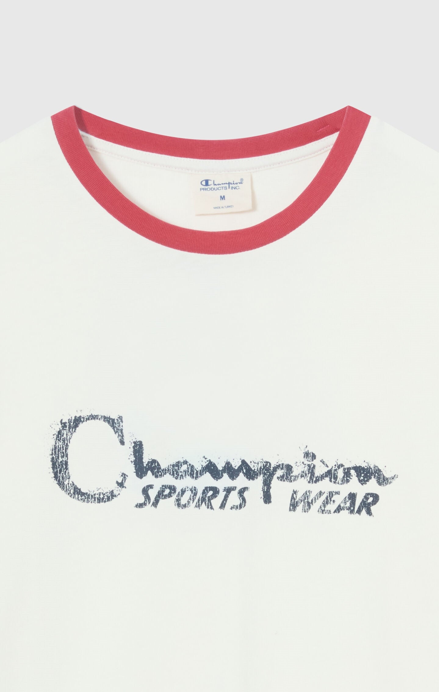 T-shirt girocollo Con Grafica e Bordi A Contrasto Da Uomo