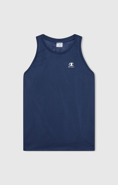 Débardeur en Mesh avec Tape Logo pour Homme