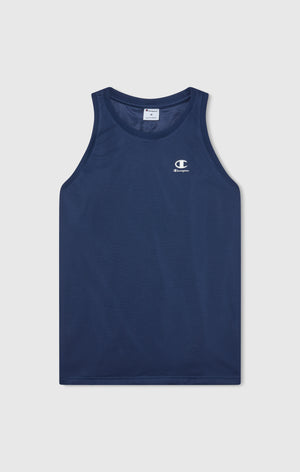 Débardeur en Mesh avec Tape Logo pour Homme