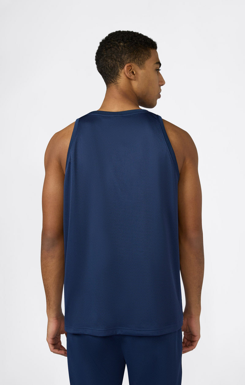 Débardeur en Mesh avec Tape Logo pour Homme