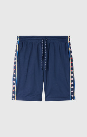 Men’s Mesh Tape Logo Bermuda Shorts