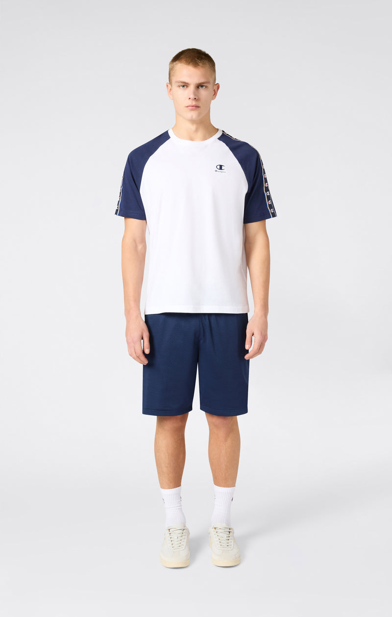 Men’s Mesh Tape Logo Bermuda Shorts