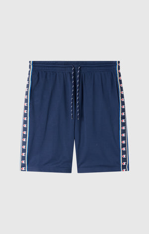Bermuda en Mesh avec Tape Logo pour Homme