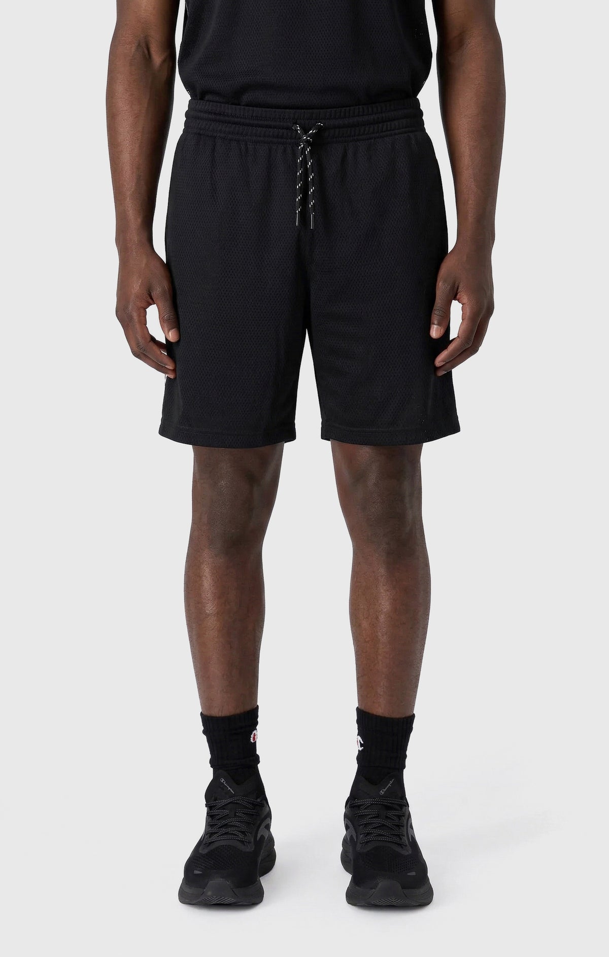 Men’s Mesh Tape Logo Bermuda Shorts