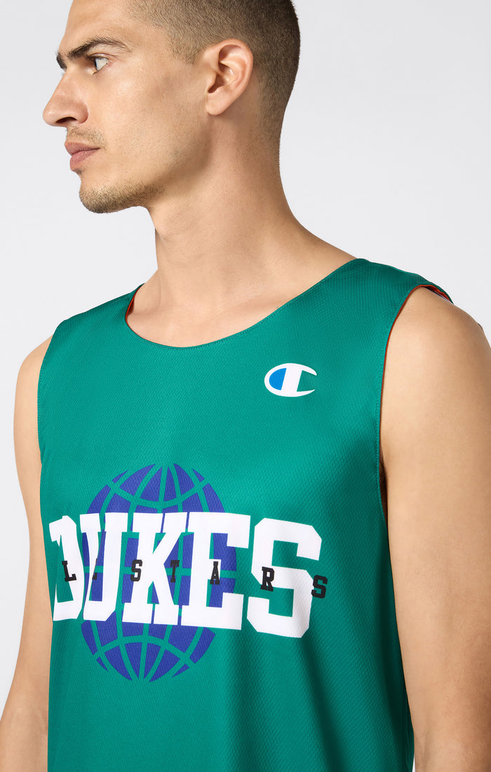 Basketball-Tanktop aus Mesh Champion x Dukes Cupboard