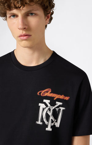 T-shirt Col Rond avec Graphique pour Homme