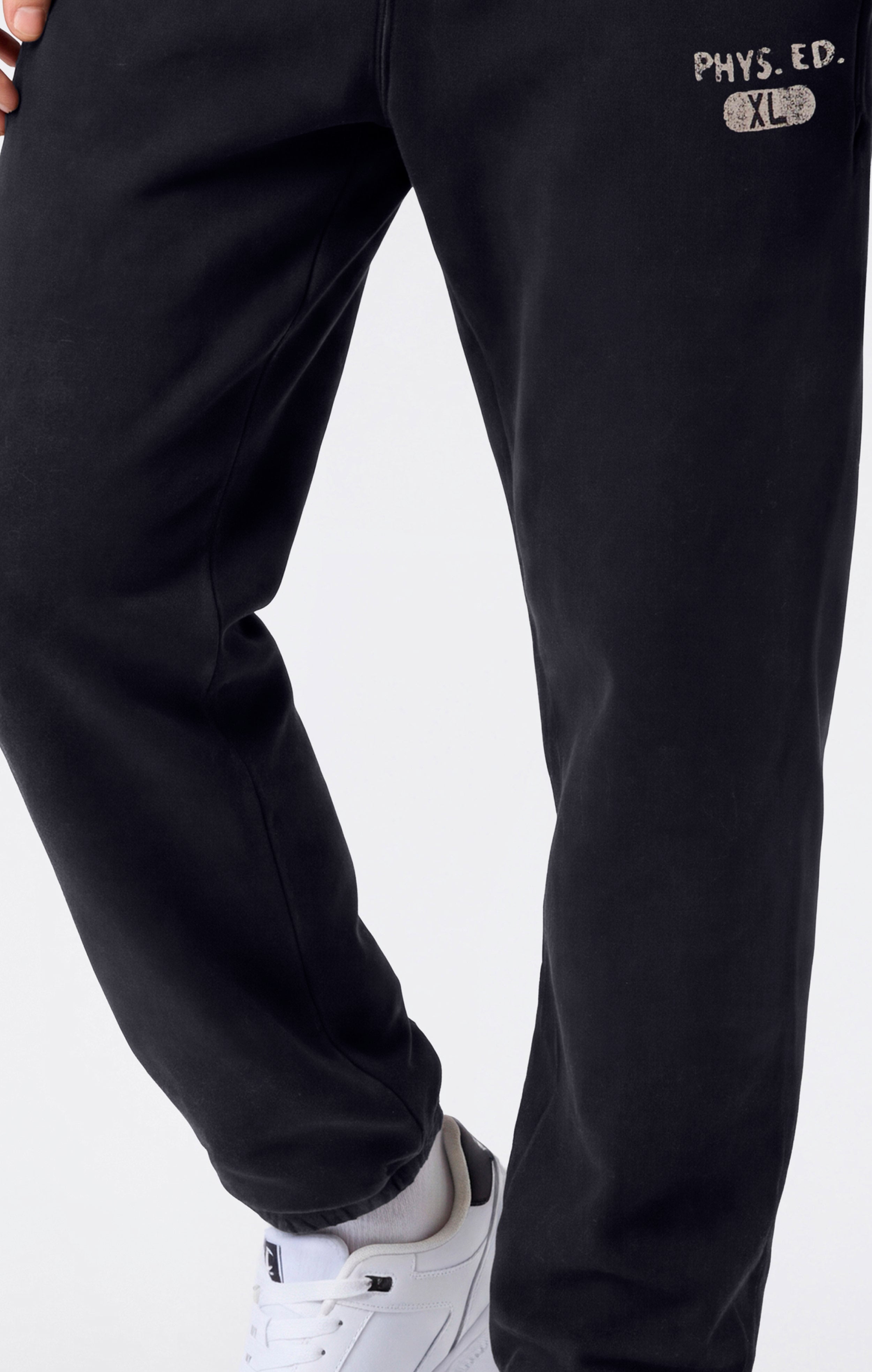 Pantalon Jogger Homme en Molleton Reverse Weave avec Intérieur Gratté et Bas Élastiqués