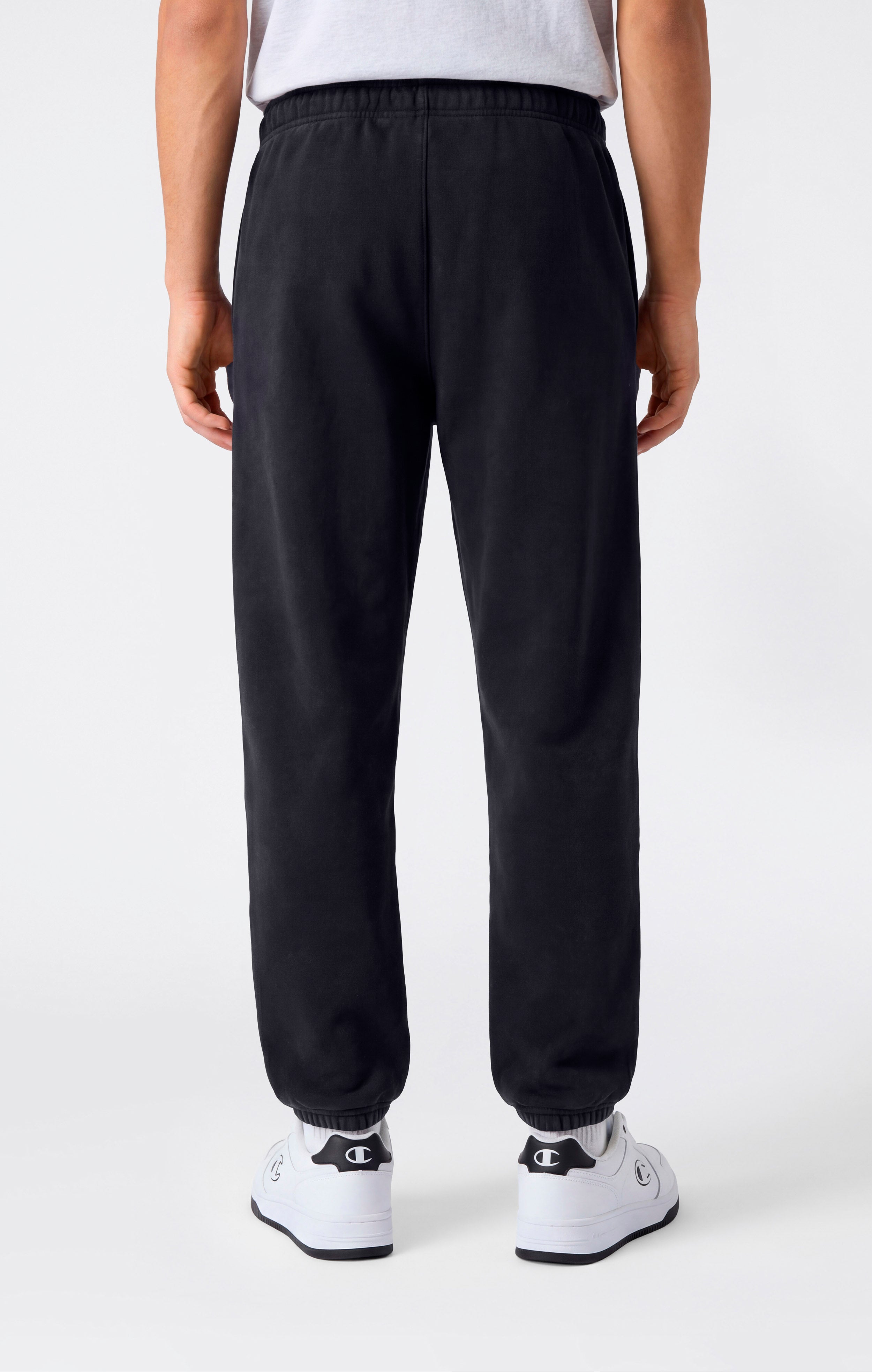 Pantalon Jogger Homme en Molleton Reverse Weave avec Intérieur Gratté et Bas Élastiqués