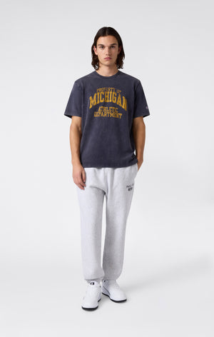 Pantalon Jogger Homme en Molleton Reverse Weave avec Intérieur Gratté et Bas Élastiqués