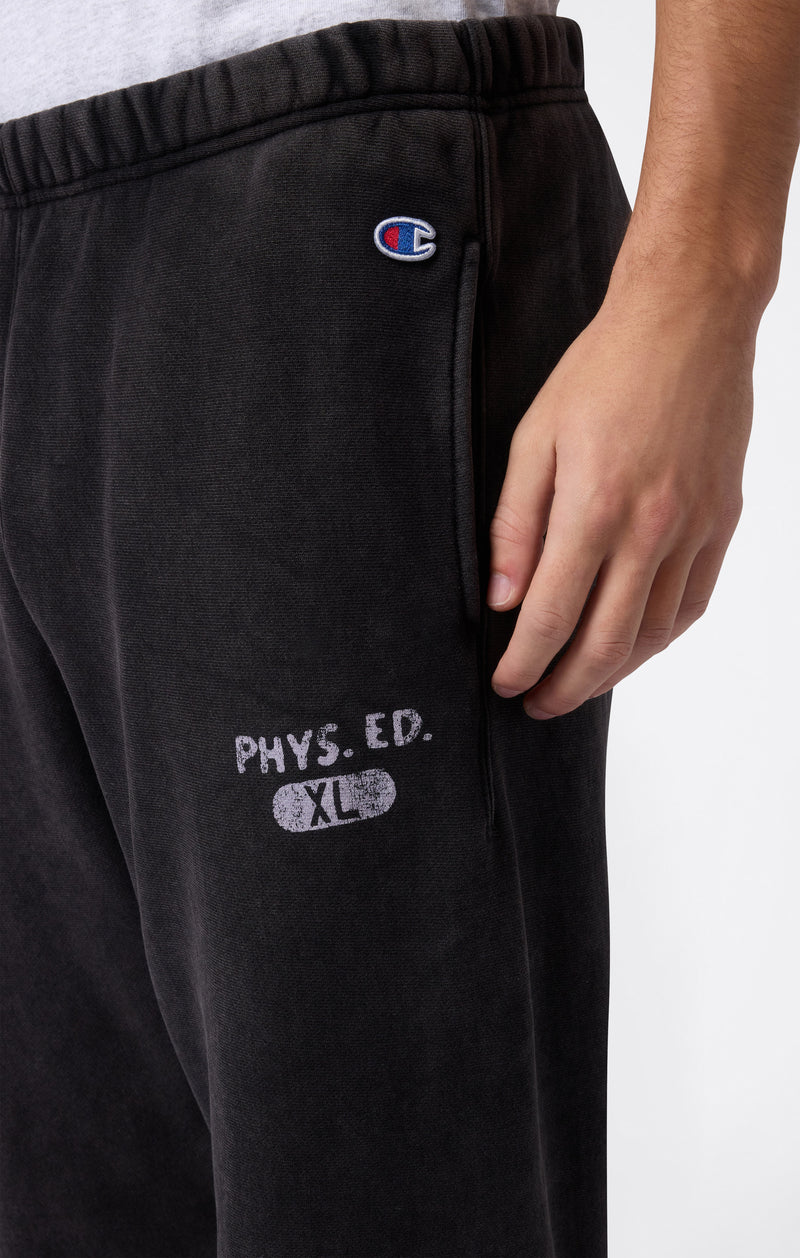 Pantalon Jogger Homme en Molleton Reverse Weave avec Intérieur Gratté et Bas Élastiqués