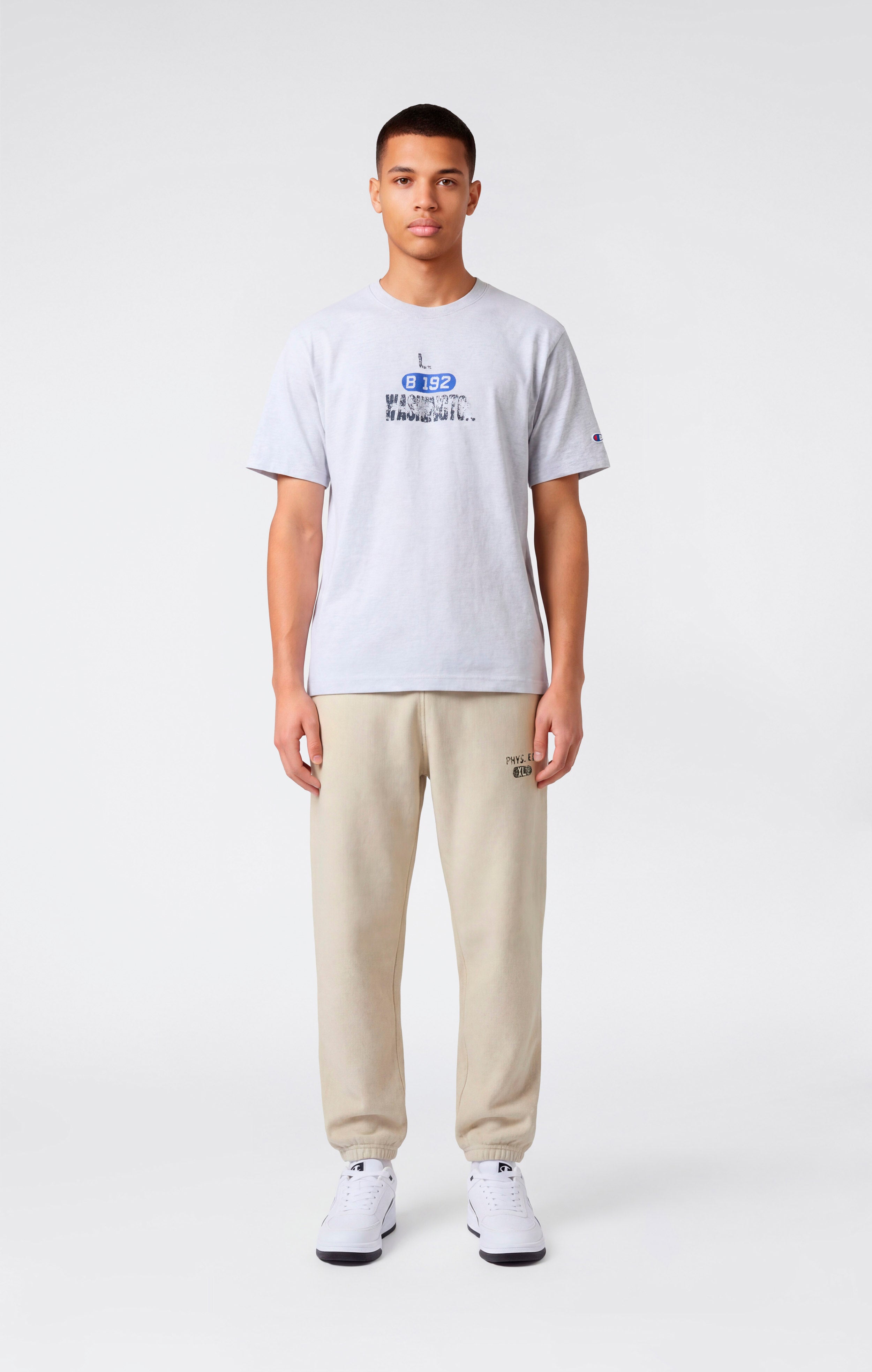 Pantalon Jogger Homme en Molleton Reverse Weave avec Intérieur Gratté et Bas Élastiqués