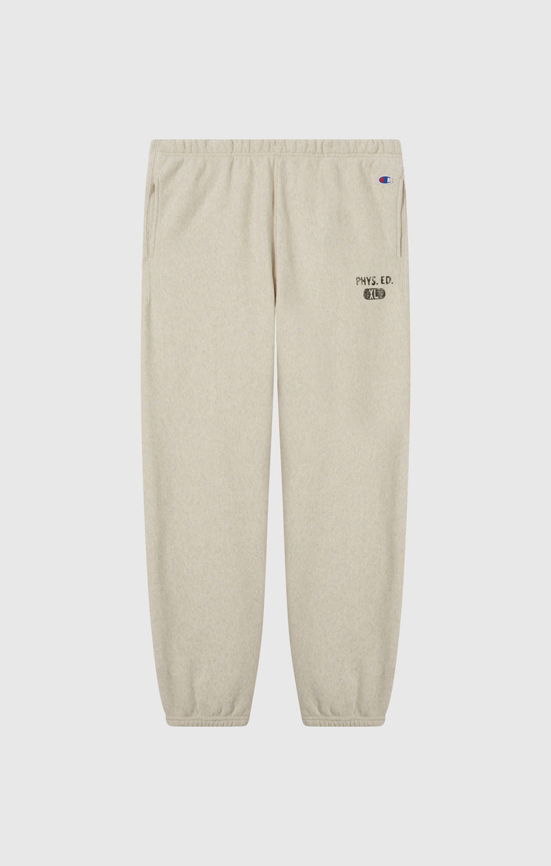 Pantaloni Joggers con Fondo Elasticizzato e Interno Felpato in Felpa Reverse Weave da Uomo