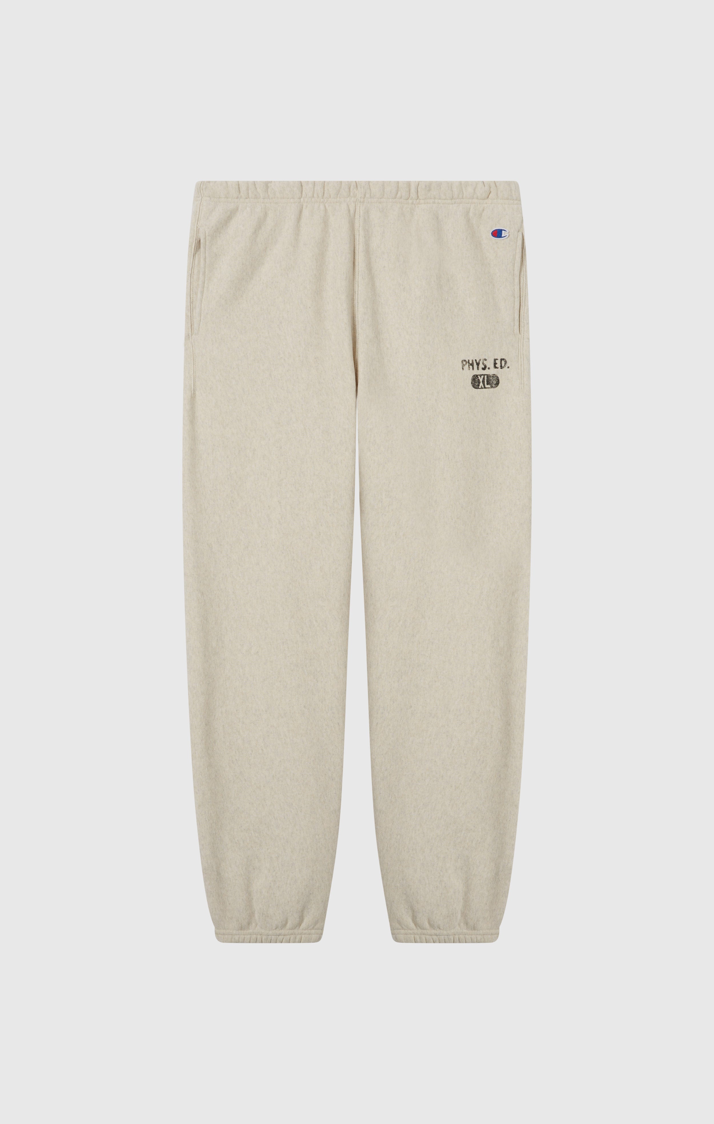 Pantaloni Joggers con Fondo Elasticizzato e Interno Felpato in Felpa Reverse Weave da Uomo