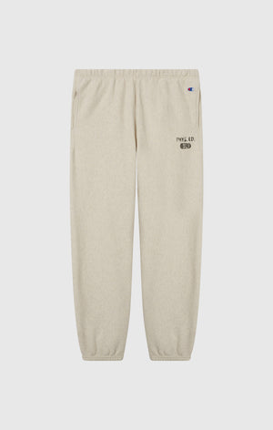 Pantaloni Joggers con Fondo Elasticizzato e Interno Felpato in Felpa Reverse Weave da Uomo