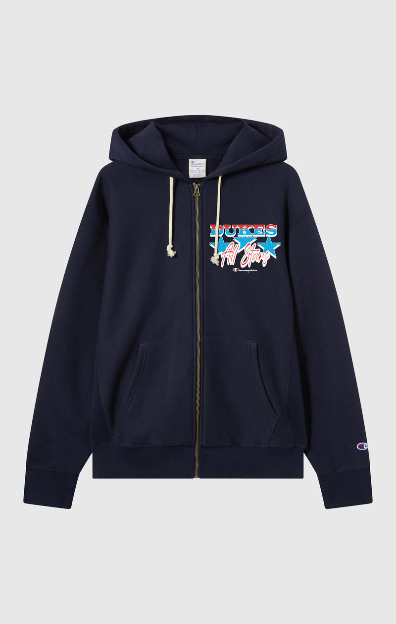 Reverse Weave Men's Fleece Zip Up Hoodie Dukes Cupboard x Champion