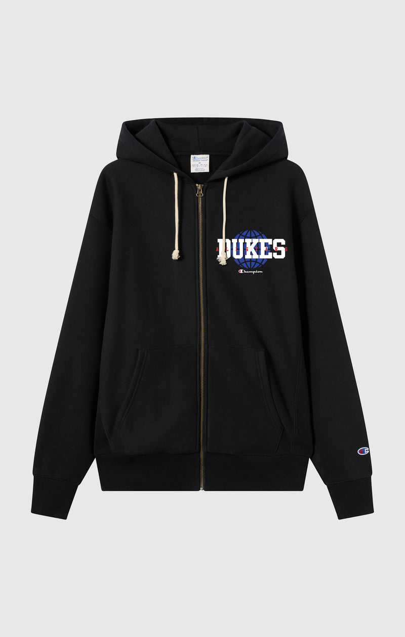 Reverse Weave Men's Fleece Zip Up Hoodie Dukes Cupboard x Champion