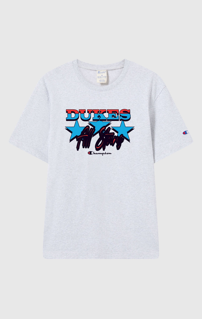 Oversized Men's T-Shirt in Heavy Cotton Dukes Cupboard x Champion