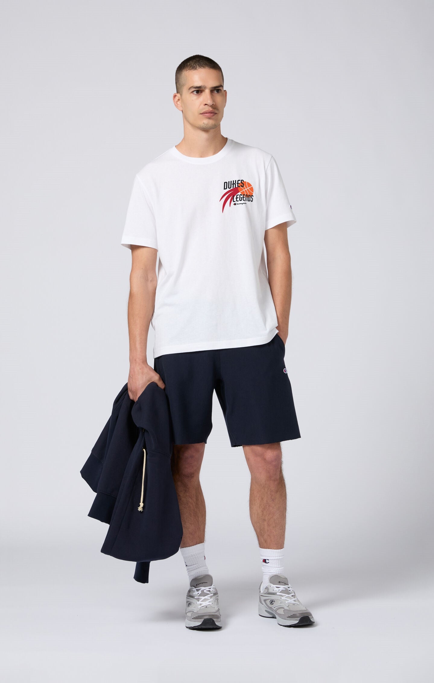 Oversized Men's T-Shirt in Heavy Cotton Dukes Cupboard x Champion