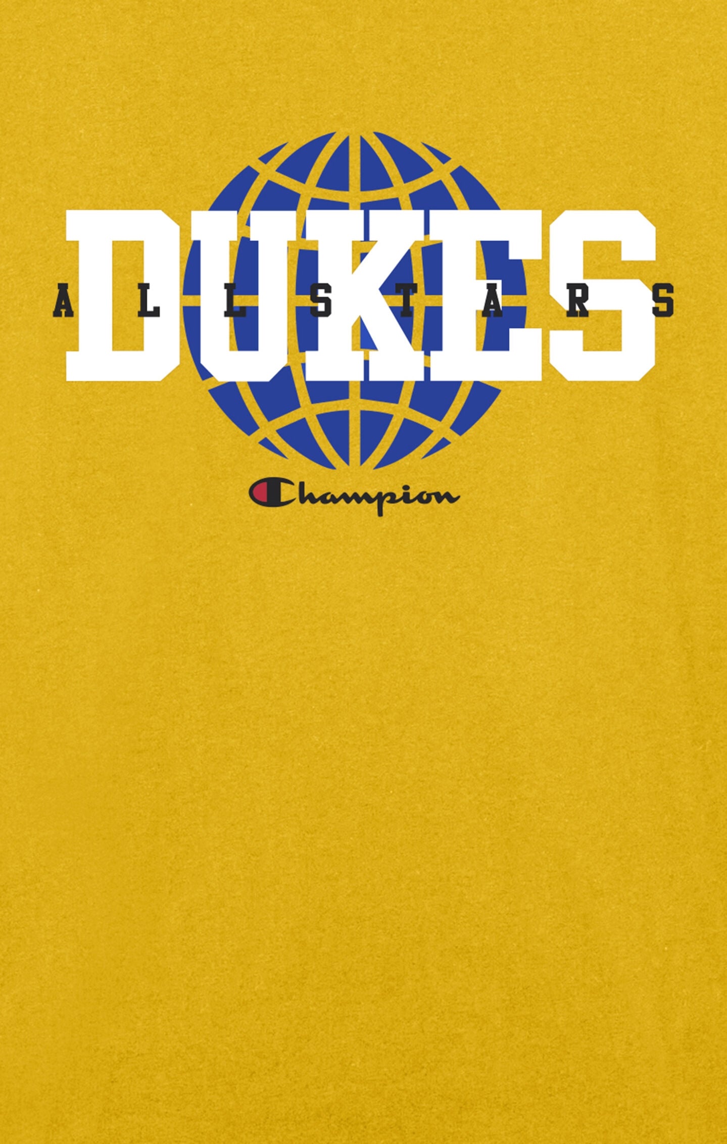 Oversized Men's T-Shirt in Heavy Cotton Dukes Cupboard x Champion