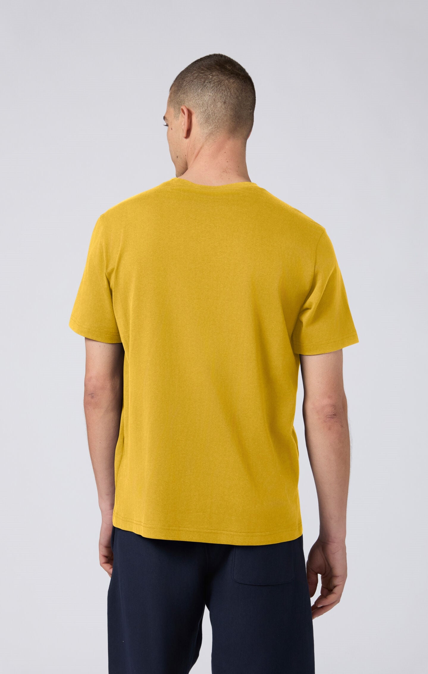 Weites Herren-T-Shirt aus Schwerem Baumwollstoff