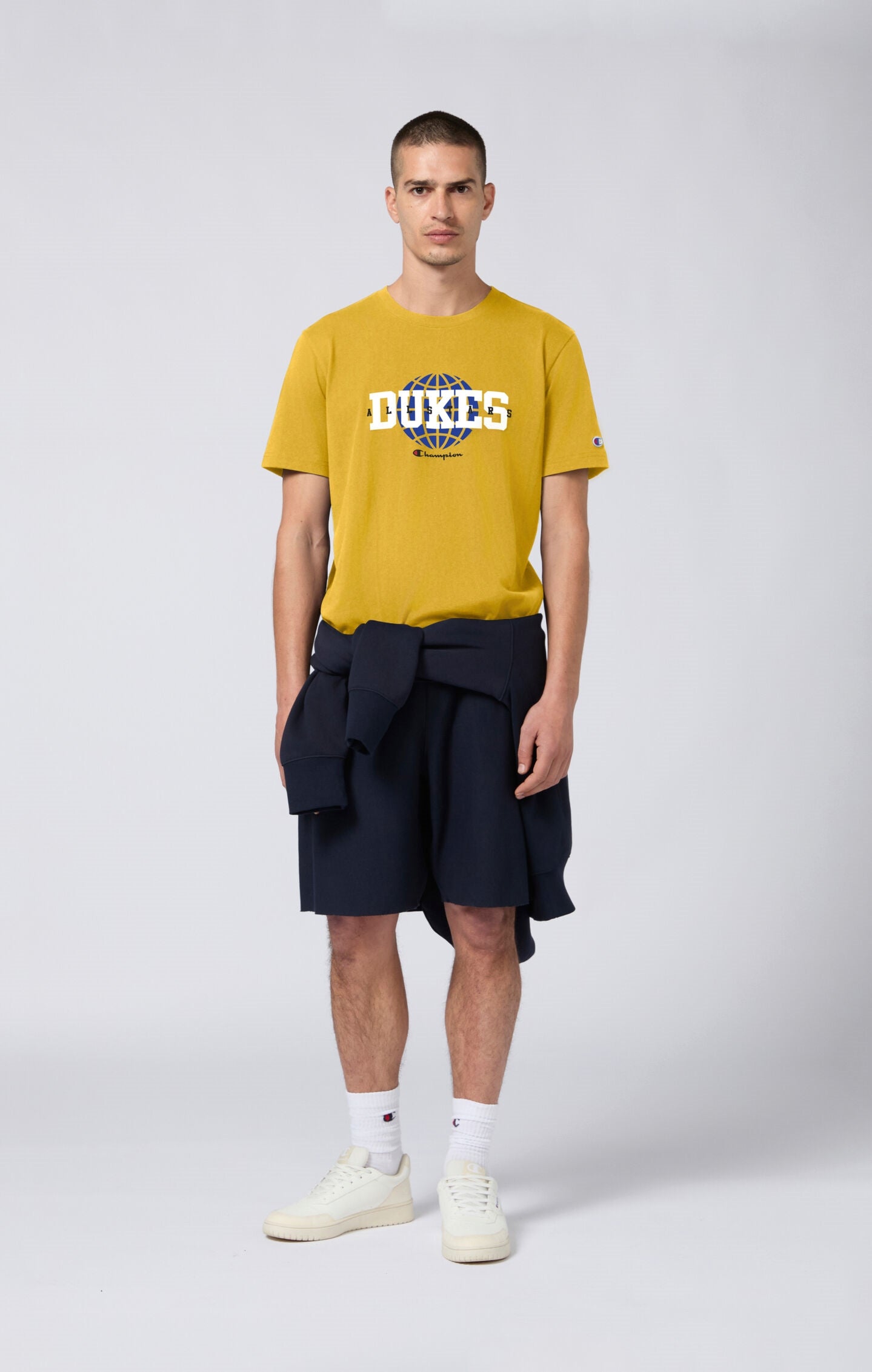 Weites Herren-T-Shirt aus Schwerem Baumwollstoff